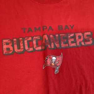 NFL Team Apparel Tampa Bay Buccaneers Red T Shirt